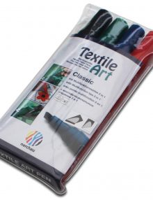 Textile Art, 4er-Set Stoffmalstifte"Classic"